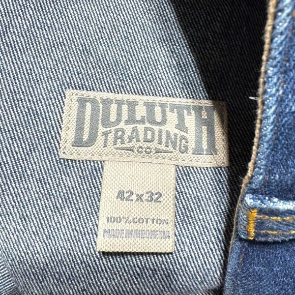 Duluth Trading Co Carpenter Jeans Blue Size 42 x 32 - Picture 3 of 8